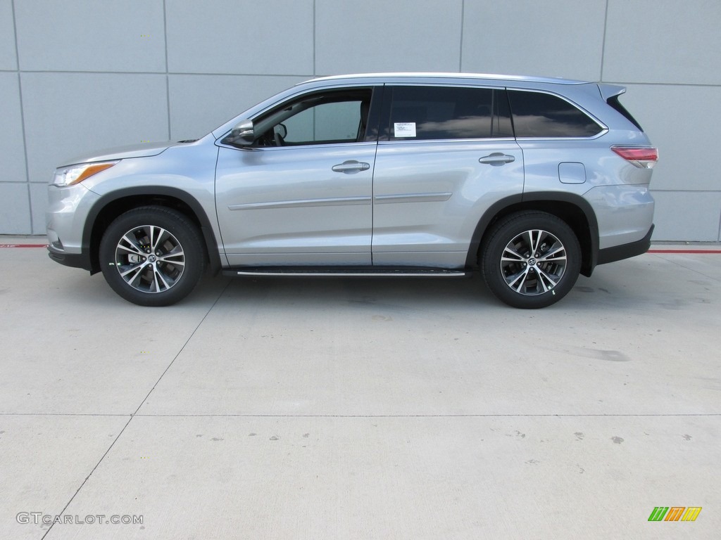 2016 Highlander XLE - Silver Sky Metallic / Black photo #6