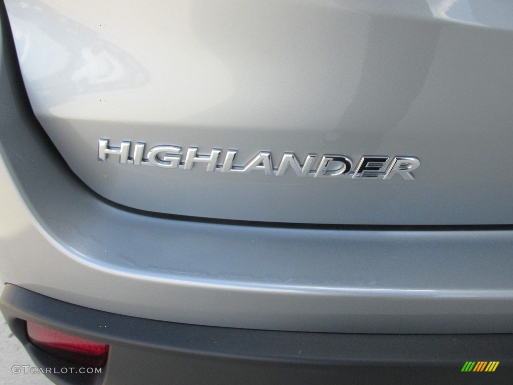 2016 Highlander XLE - Silver Sky Metallic / Black photo #14