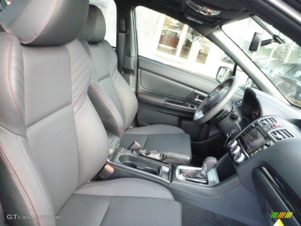 Carbon Black Interior 2017 Subaru WRX Limited Photo #113878909