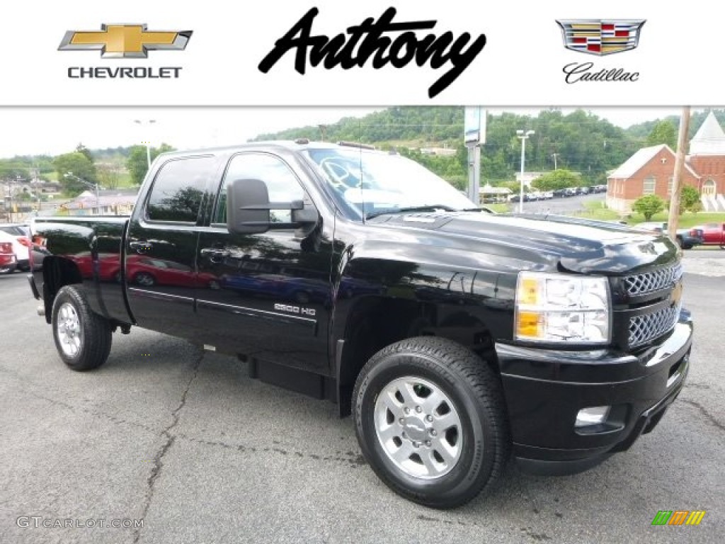 2014 Silverado 2500HD LT Crew Cab 4x4 - Black / Ebony photo #1