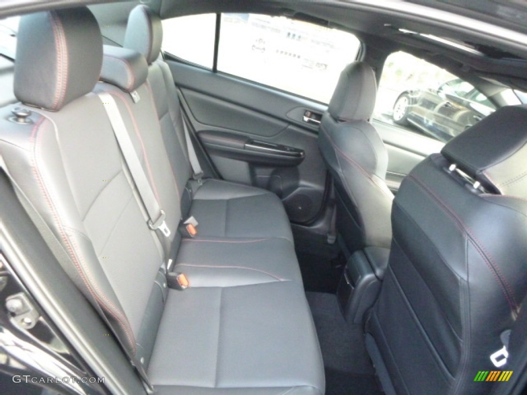 Carbon Black Interior 2017 Subaru WRX Limited Photo #113878981