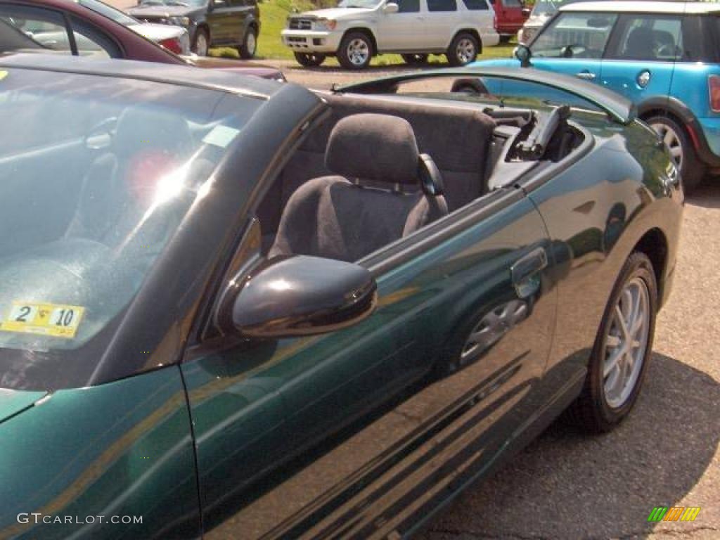 2001 Eclipse Spyder GS - Sherwood Green Pearl / Black photo #6