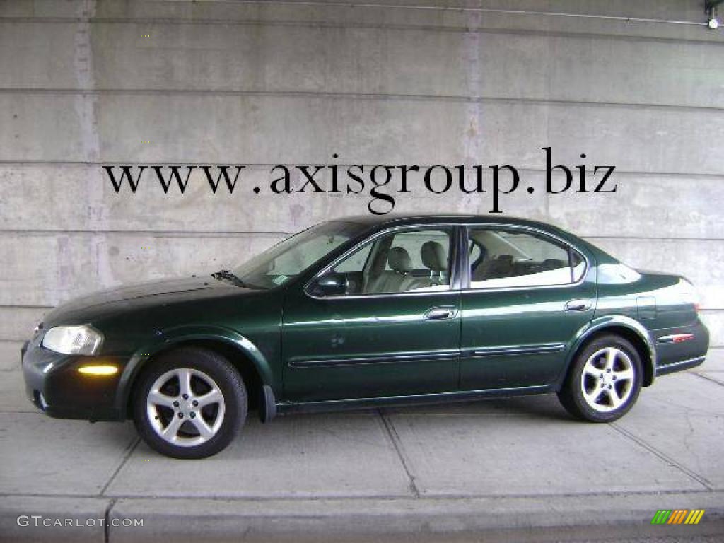 Sherwood Green Metallic Nissan Maxima