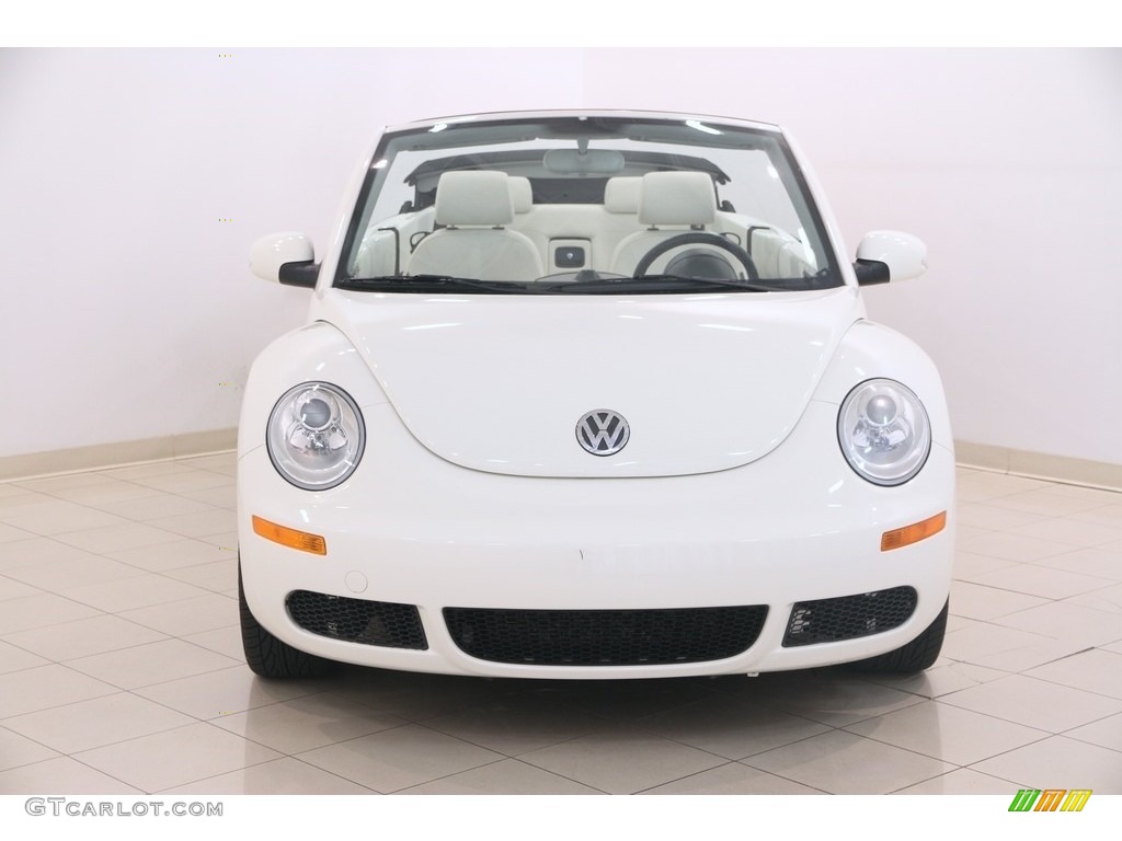 2007 New Beetle Triple White Convertible - Campanella White / Cream photo #2