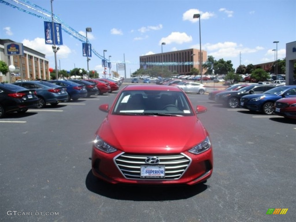 2017 Elantra SE - Red / Gray photo #2