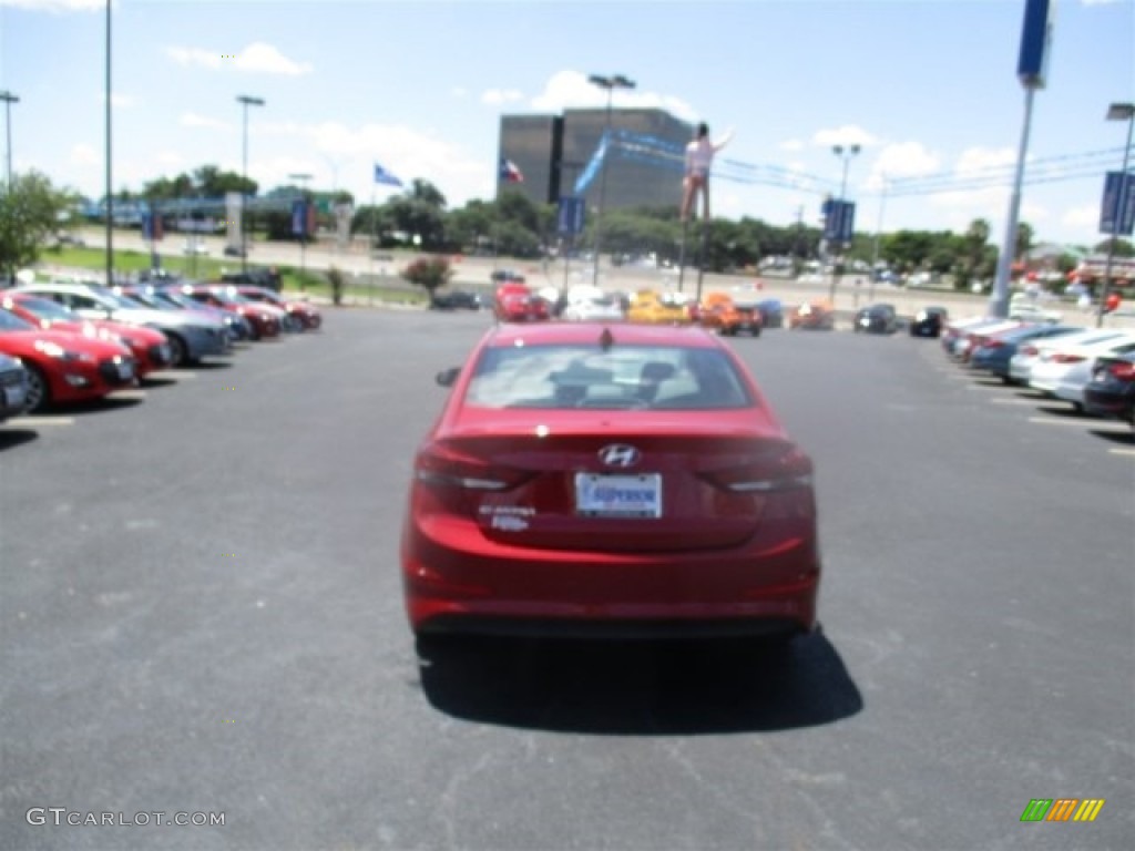 2017 Elantra SE - Red / Gray photo #6