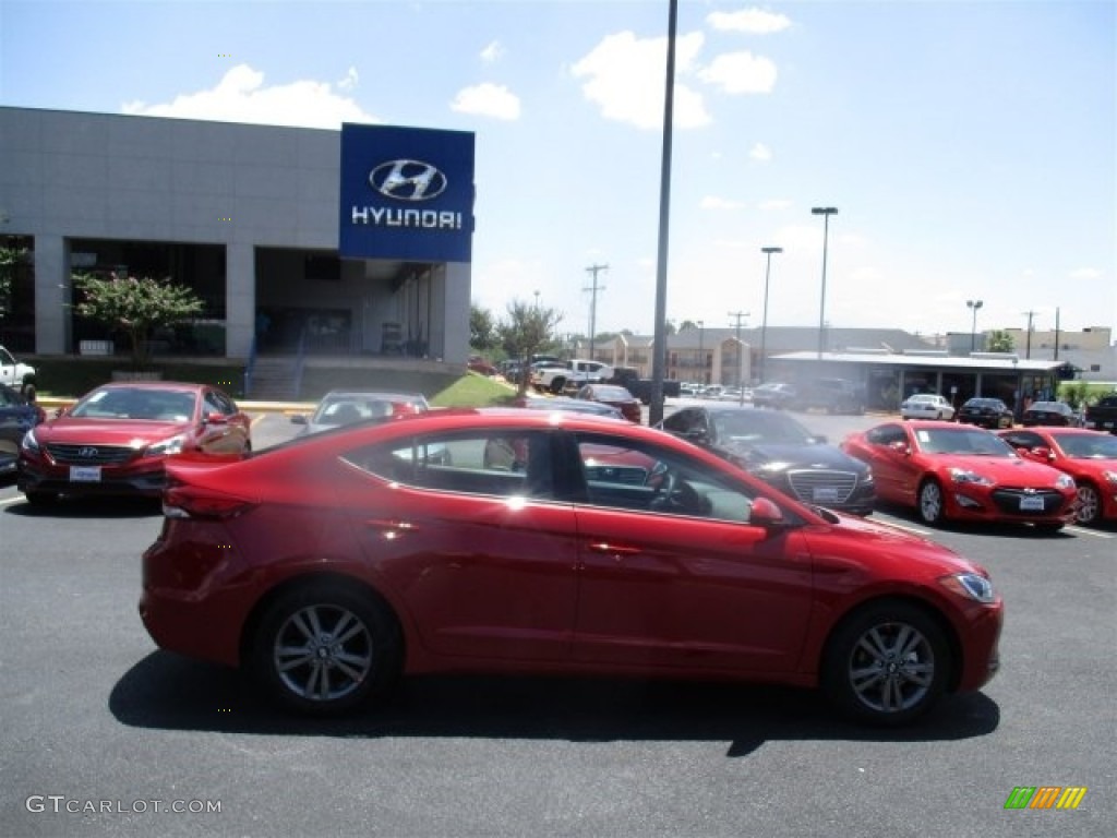 2017 Elantra SE - Red / Gray photo #8