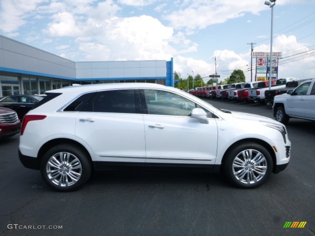 Crystal White Tricoat 2017 Cadillac XT5 Premium Luxury AWD Exterior Photo #113883035