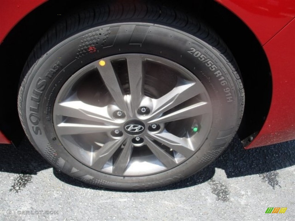 2017 Elantra SE - Red / Gray photo #20