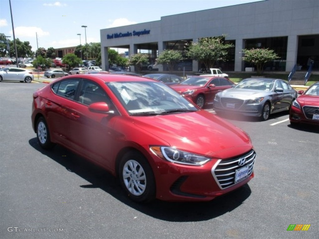 2017 Elantra SE - Red / Gray photo #1