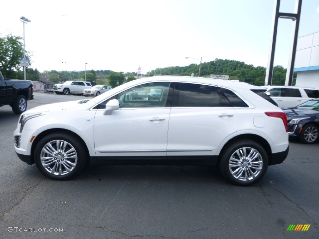 Crystal White Tricoat 2017 Cadillac XT5 Premium Luxury AWD Exterior Photo #113883157