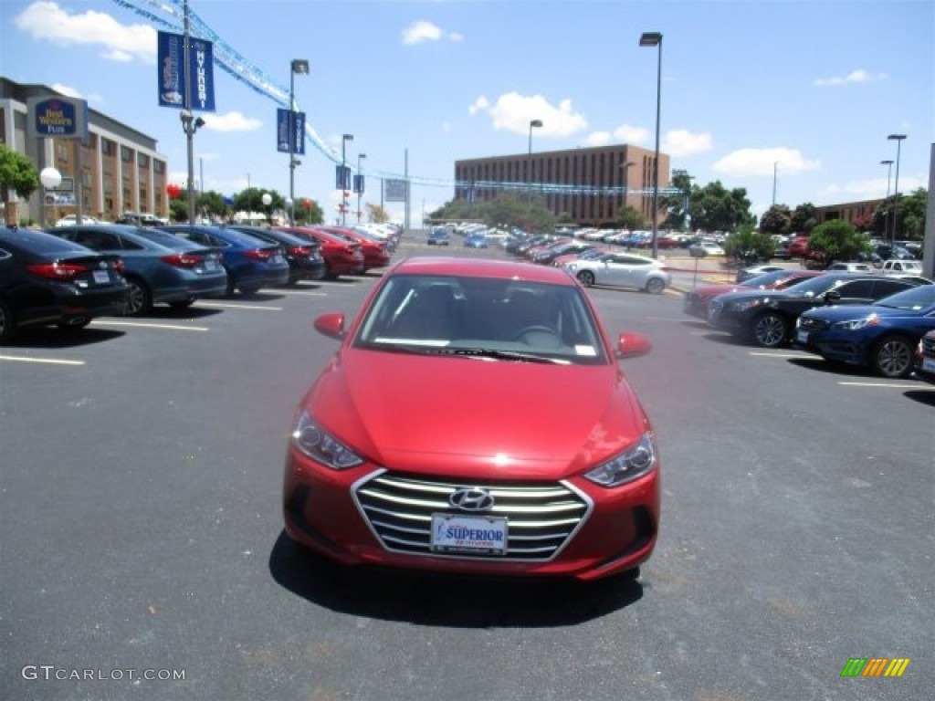 2017 Elantra SE - Red / Gray photo #2