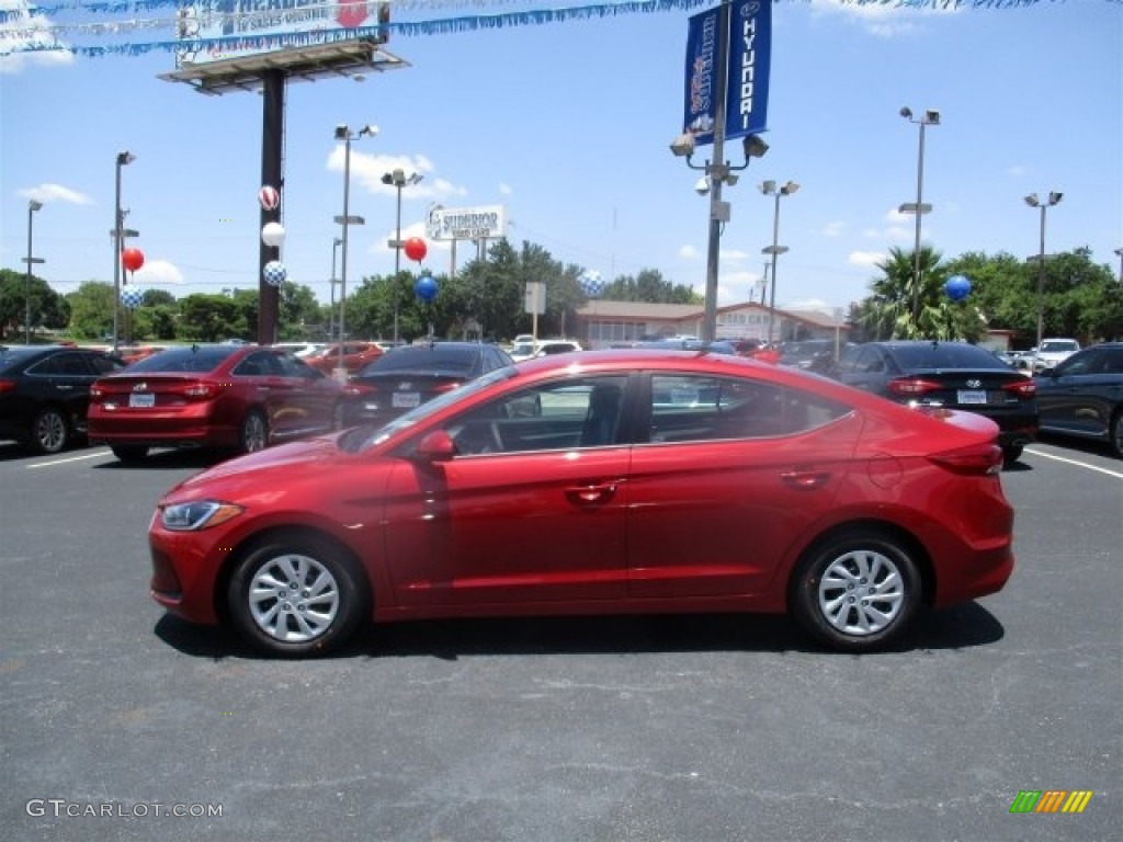 2017 Elantra SE - Red / Gray photo #5