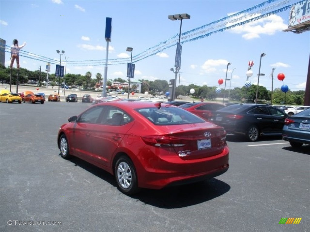 2017 Elantra SE - Red / Gray photo #6