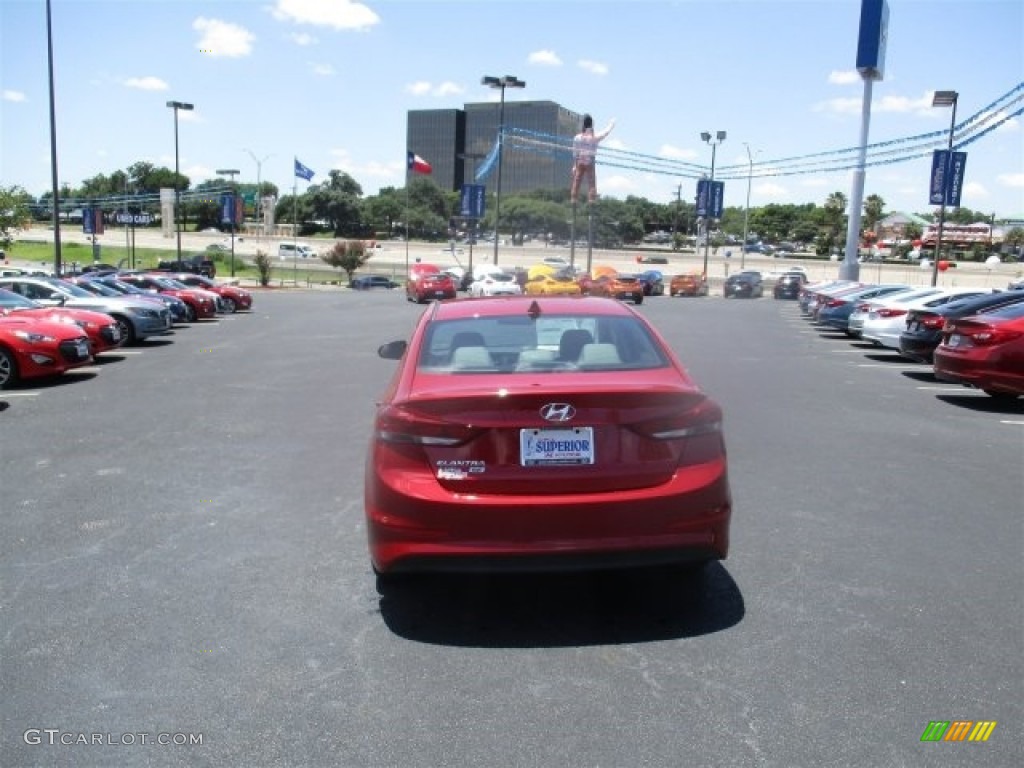 2017 Elantra SE - Red / Gray photo #7