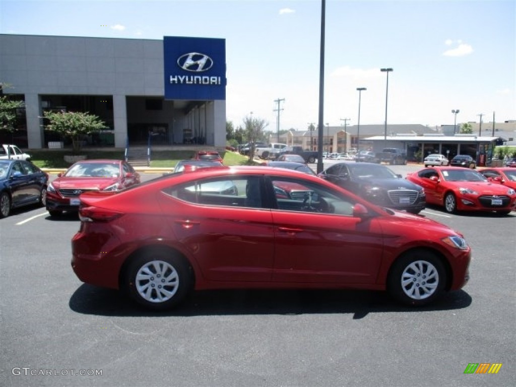 2017 Elantra SE - Red / Gray photo #9