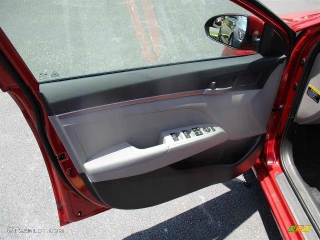 2017 Elantra SE - Red / Gray photo #14