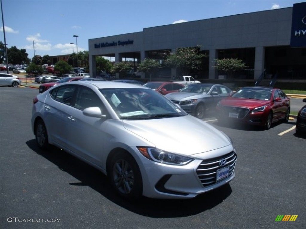 Silver Hyundai Elantra