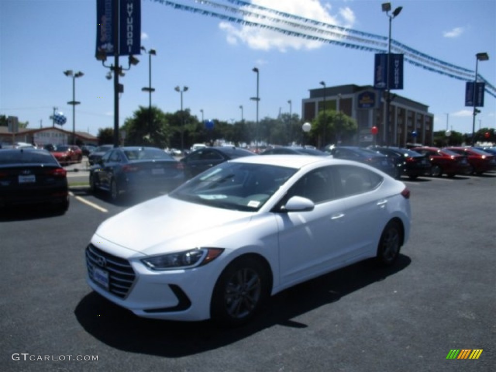 2017 Elantra SE - White / Gray photo #4