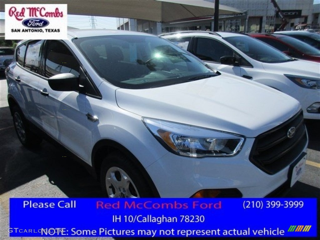 2017 Escape S - Oxford White / Charcoal Black photo #1
