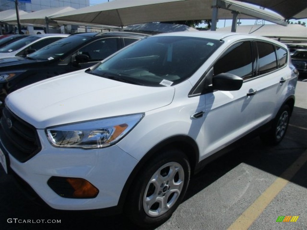 2017 Escape S - Oxford White / Charcoal Black photo #2