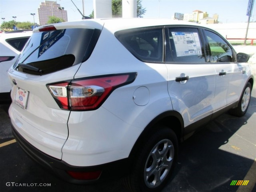 2017 Escape S - Oxford White / Charcoal Black photo #6