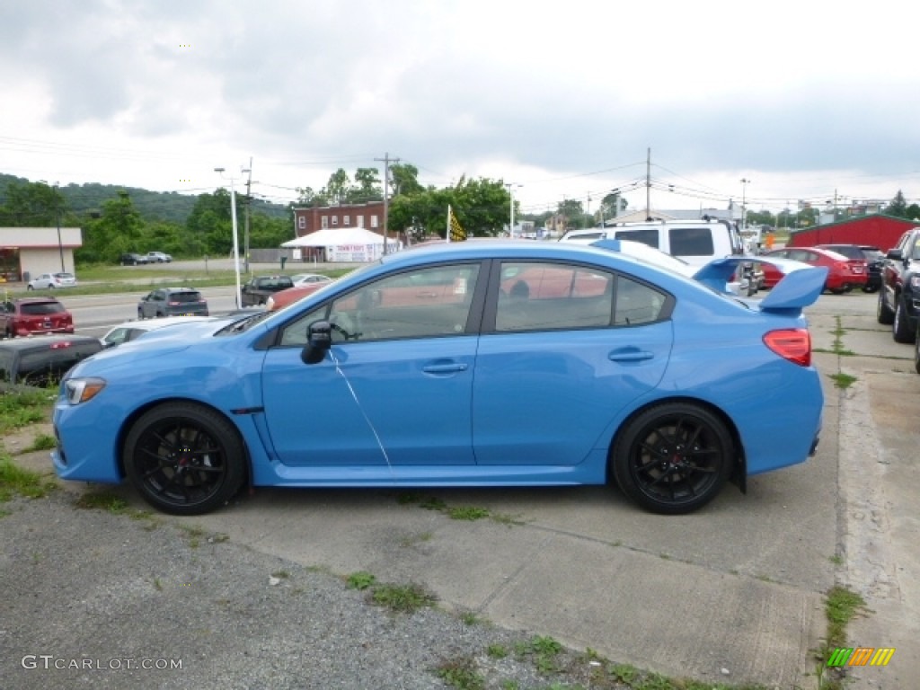 2016 WRX STI HyperBlue Limited Edition - Hyper Blue / Carbon Black/Hyper Blue photo #2