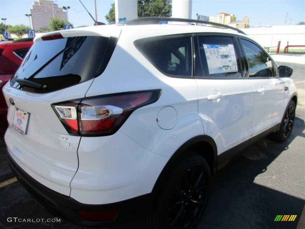 2017 Escape SE - Oxford White / Charcoal Black photo #7