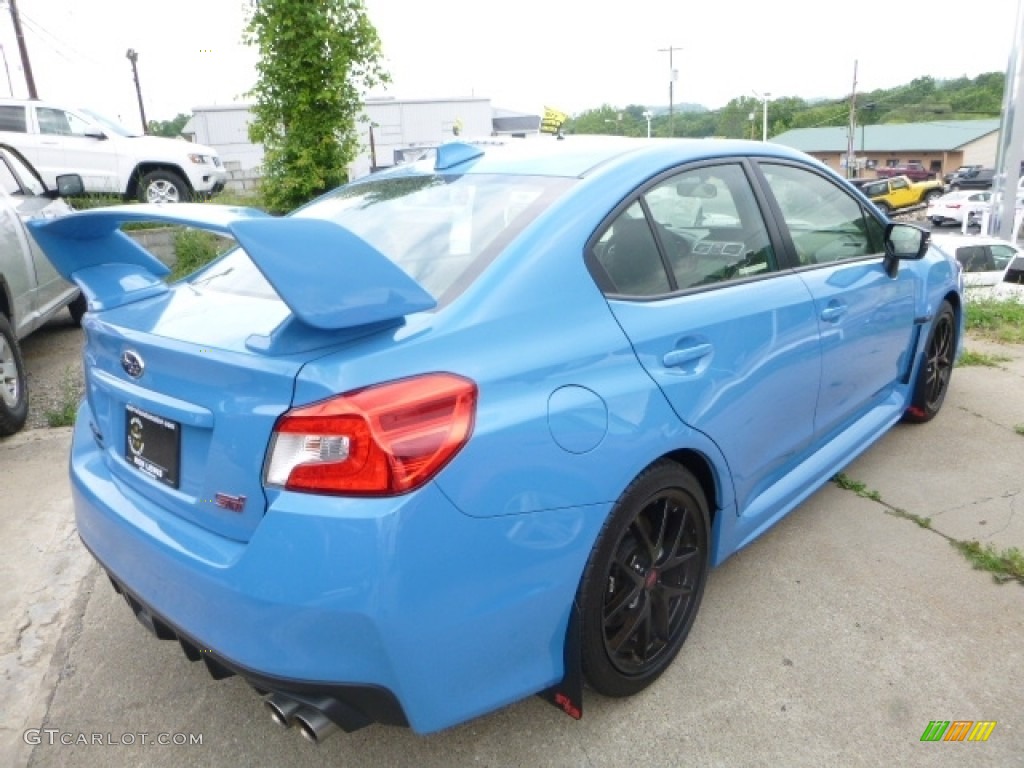 2016 WRX STI HyperBlue Limited Edition - Hyper Blue / Carbon Black/Hyper Blue photo #6