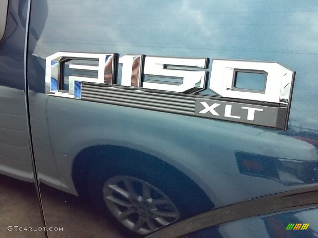 2016 F150 XLT SuperCrew - Blue Jeans / Medium Earth Gray photo #6