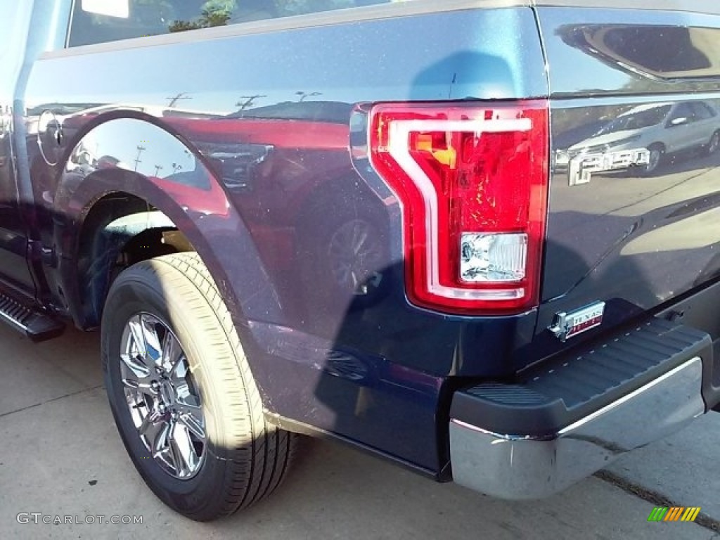 2016 F150 XLT SuperCrew - Blue Jeans / Medium Earth Gray photo #28