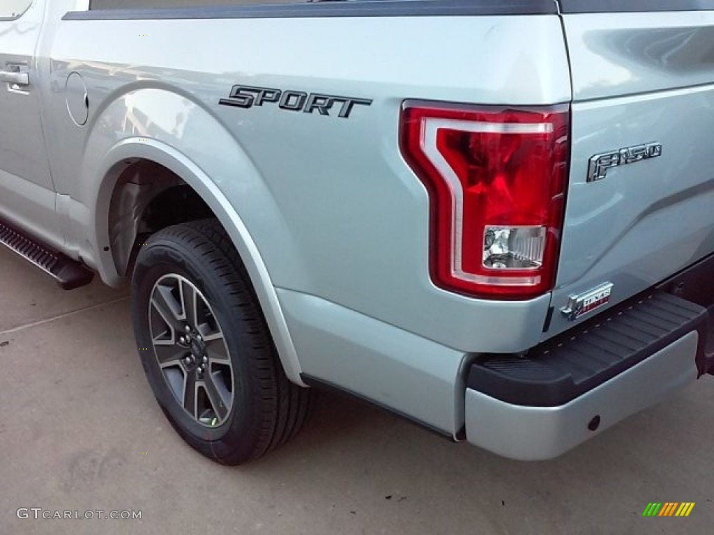 2016 F150 XLT SuperCrew - Ingot Silver / Black photo #2