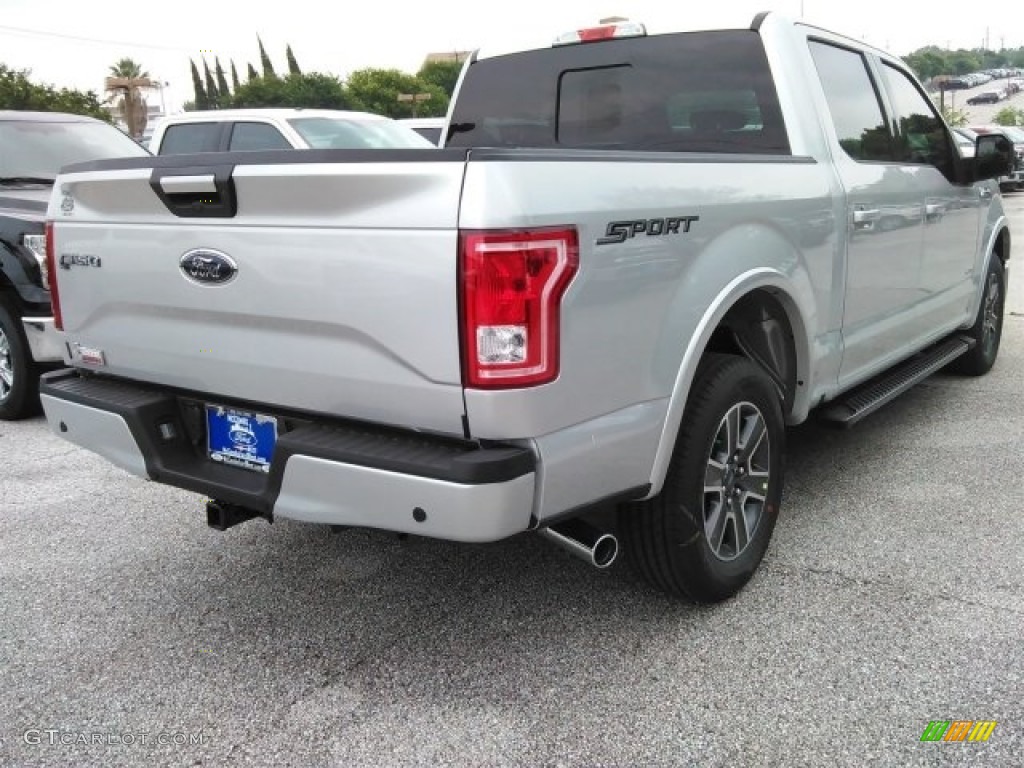 2016 F150 XLT SuperCrew - Ingot Silver / Black photo #13
