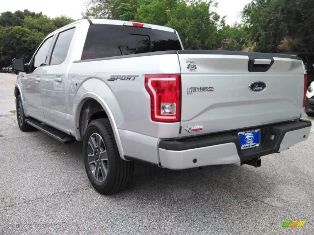 2016 F150 XLT SuperCrew - Ingot Silver / Black photo #15