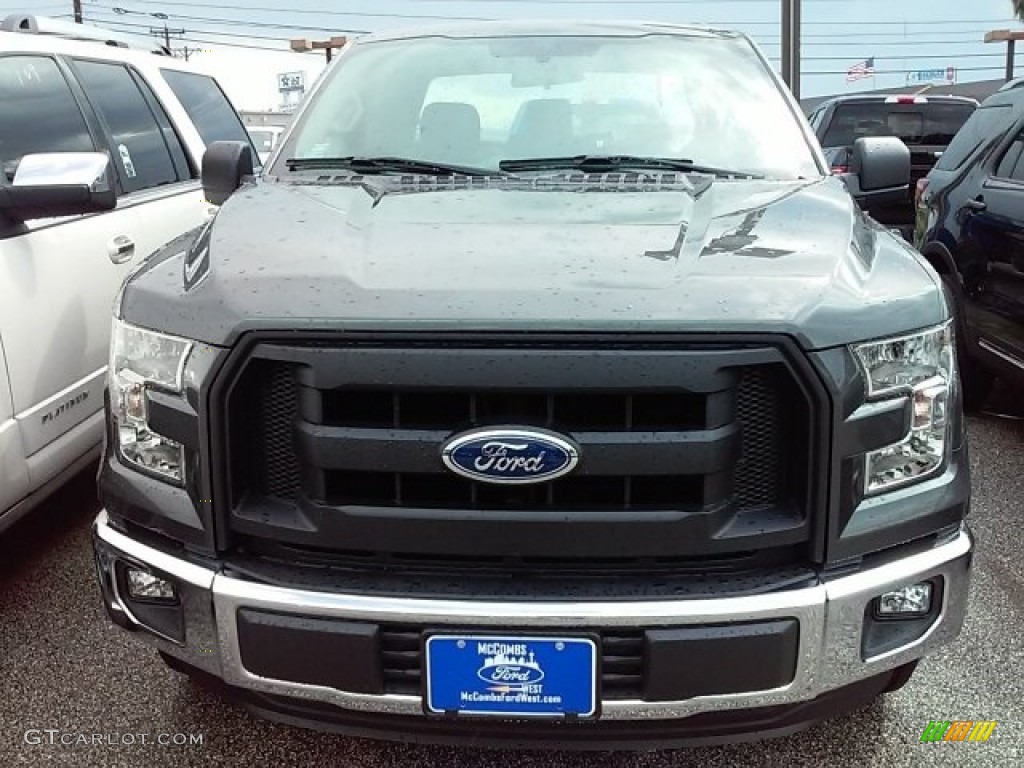 2016 F150 XL SuperCab - Magnetic / Medium Earth Gray photo #14
