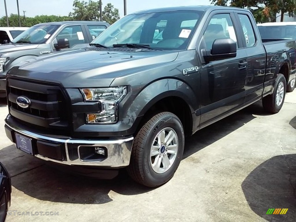 2016 F150 XL SuperCab - Magnetic / Medium Earth Gray photo #19