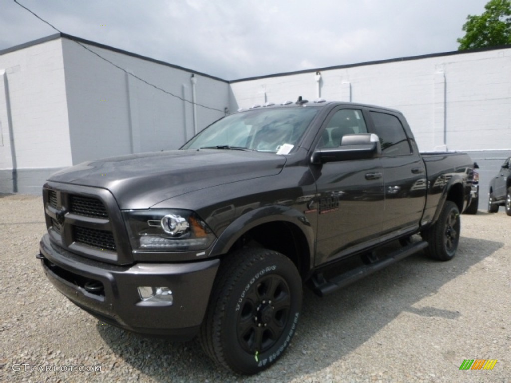 2016 2500 Laramie Crew Cab 4x4 - Granite Crystal Metallic / Black photo #1