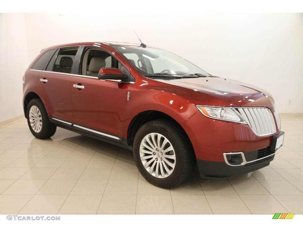 2014 MKX FWD - Sunset Metallic / Medium Light Stone photo #1