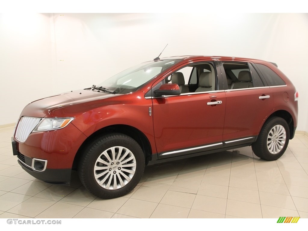 2014 MKX FWD - Sunset Metallic / Medium Light Stone photo #3