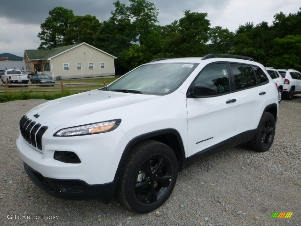 Bright White Jeep Cherokee