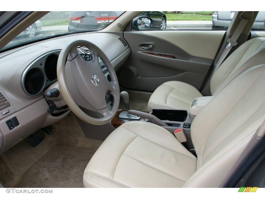 2003 Altima 2.5 SL - Polished Pewter Metallic / Blond photo #10