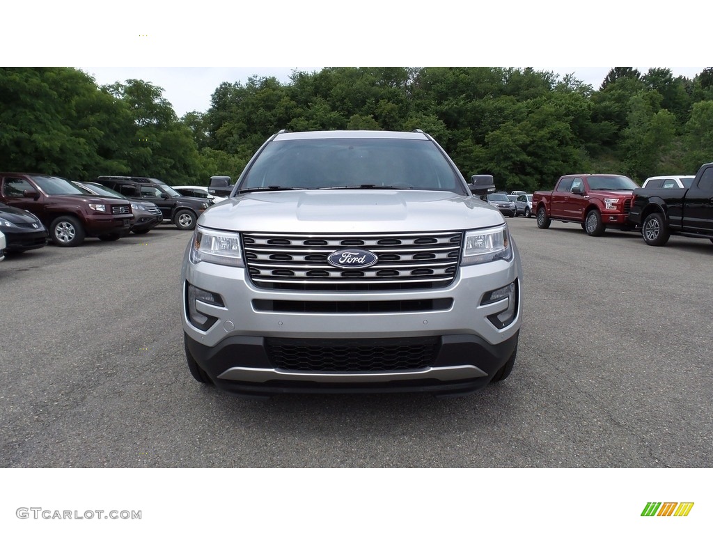 2016 Explorer XLT 4WD - Ingot Silver Metallic / Ebony Black photo #2
