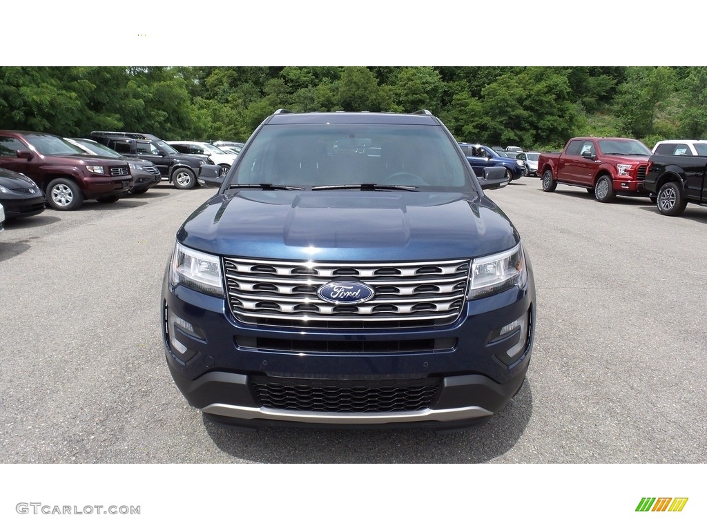 2016 Explorer XLT 4WD - Blue Jeans Metallic / Ebony Black photo #3