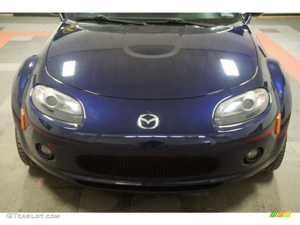 2008 MX-5 Miata Touring Roadster - Stormy Blue Mica / Black photo #50