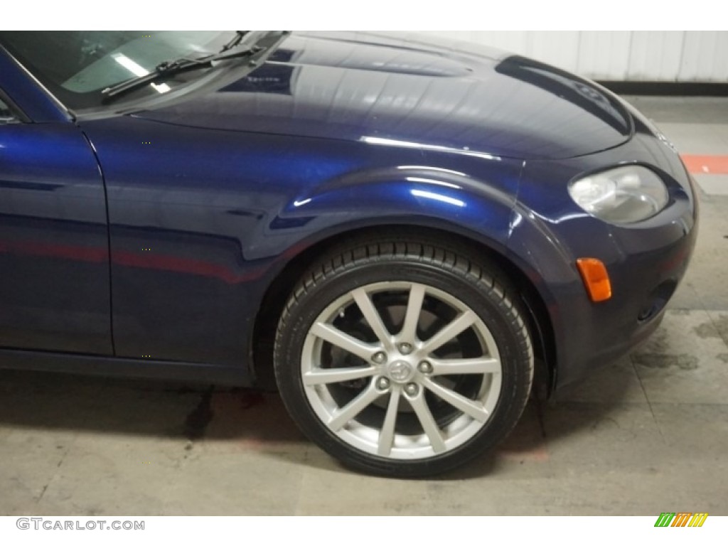 2008 MX-5 Miata Touring Roadster - Stormy Blue Mica / Black photo #51