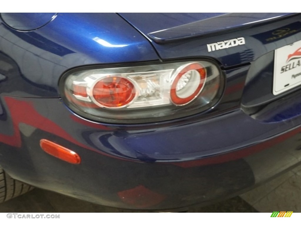 2008 MX-5 Miata Touring Roadster - Stormy Blue Mica / Black photo #61