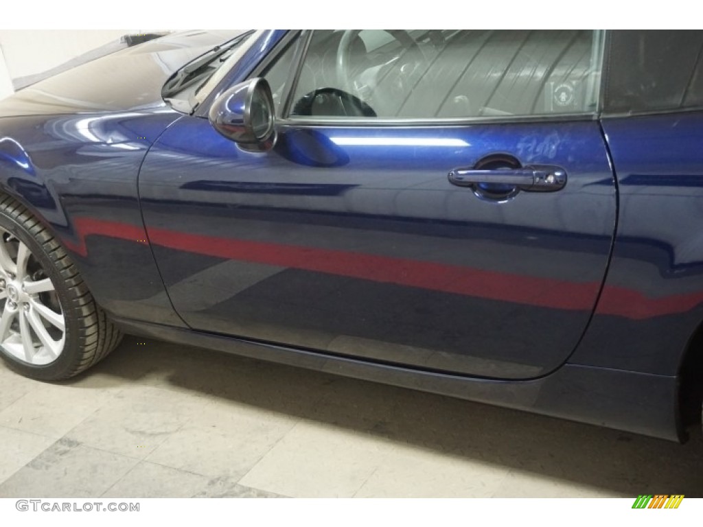 2008 MX-5 Miata Touring Roadster - Stormy Blue Mica / Black photo #69