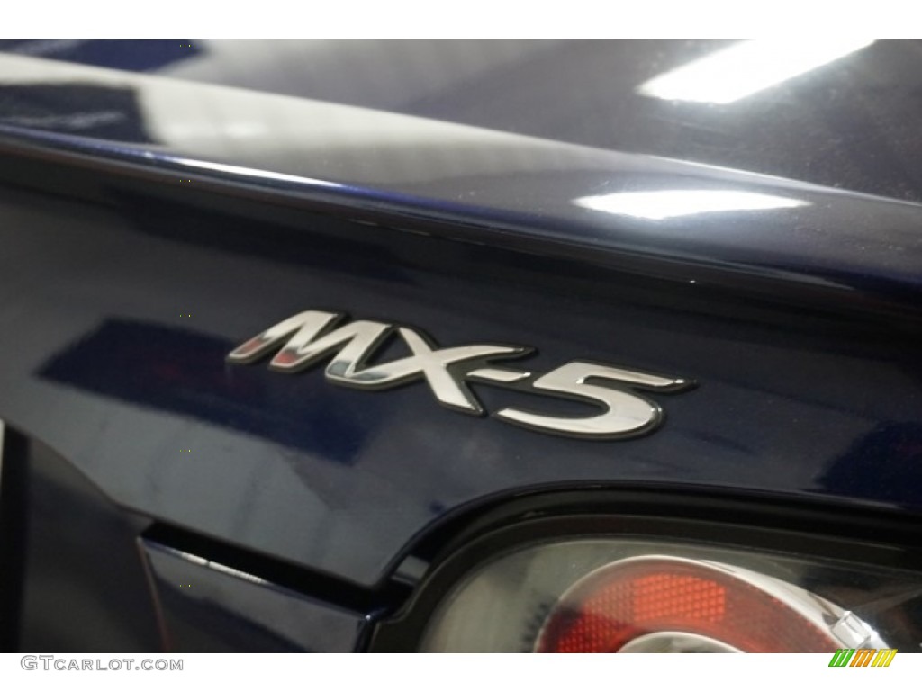 2008 MX-5 Miata Touring Roadster - Stormy Blue Mica / Black photo #84