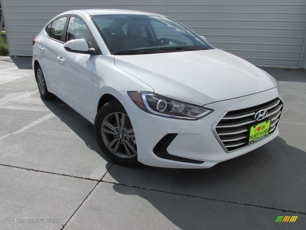 2017 Elantra SE - White / Gray photo #1