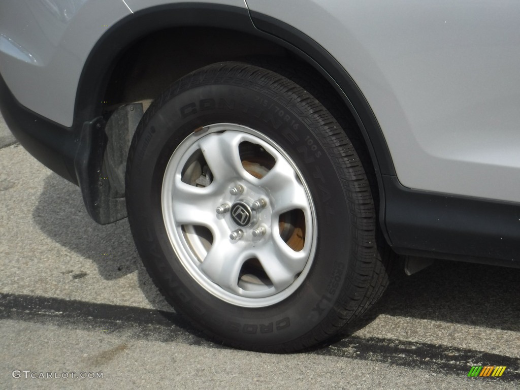 2014 CR-V LX AWD - Alabaster Silver Metallic / Gray photo #3